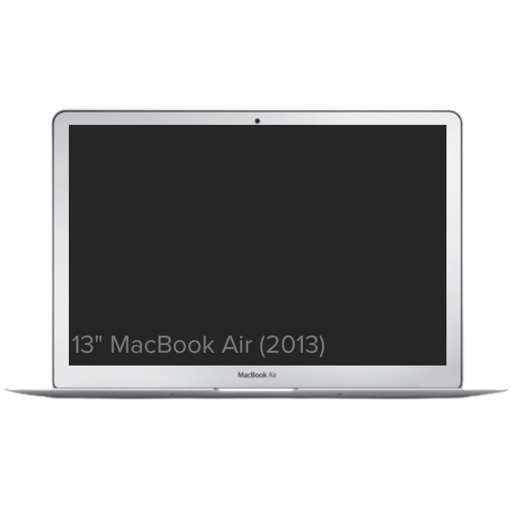 13" MacBook Air (2013) – Intel i7 · 8GB Memory · 256GB Storage · Silver