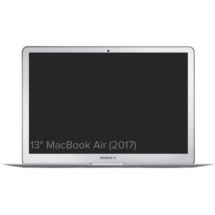 13" MacBook Air (2017) – Intel i7 · 8GB Memory · 512GB Storage · Silver
