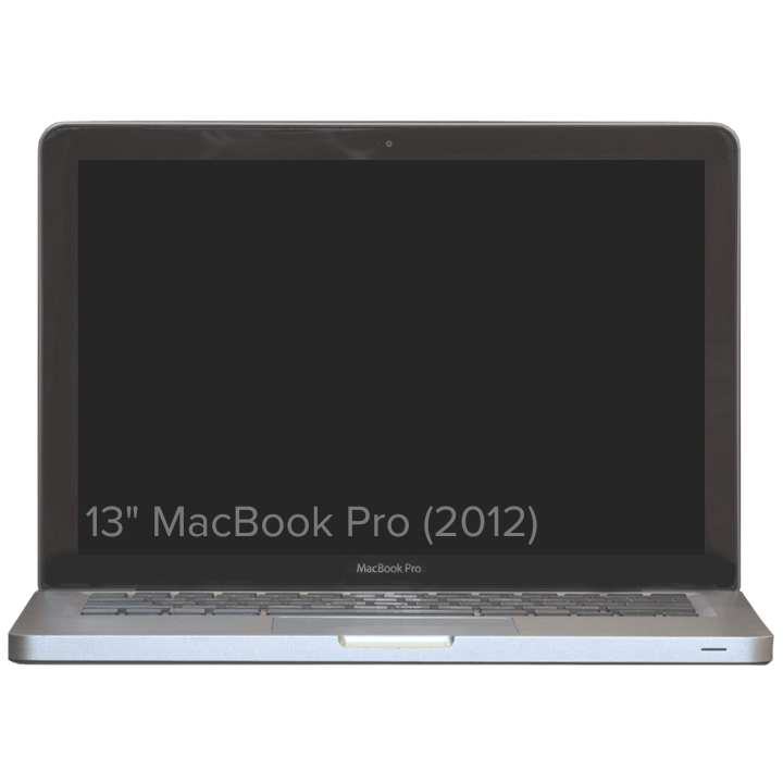 13" MacBook Pro (2012) – Intel i7 · 8GB Memory · 128GB Storage · Silver