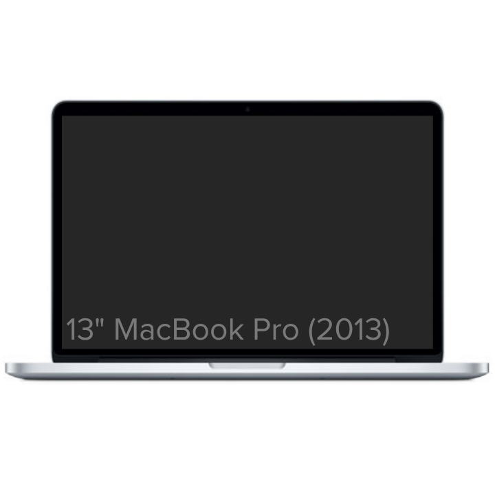 13" MacBook Pro (2013) – Intel i5 · 8GB Memory · 256GB Storage · Silver