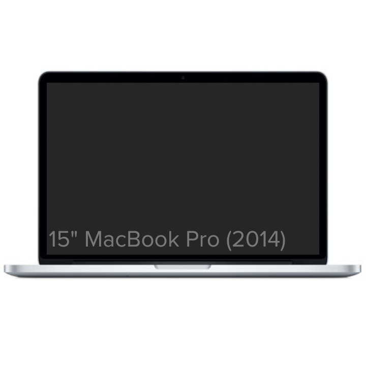 15" MacBook Pro (2014) – Intel i7 · 16GB Memory · 256GB Storage · Silver