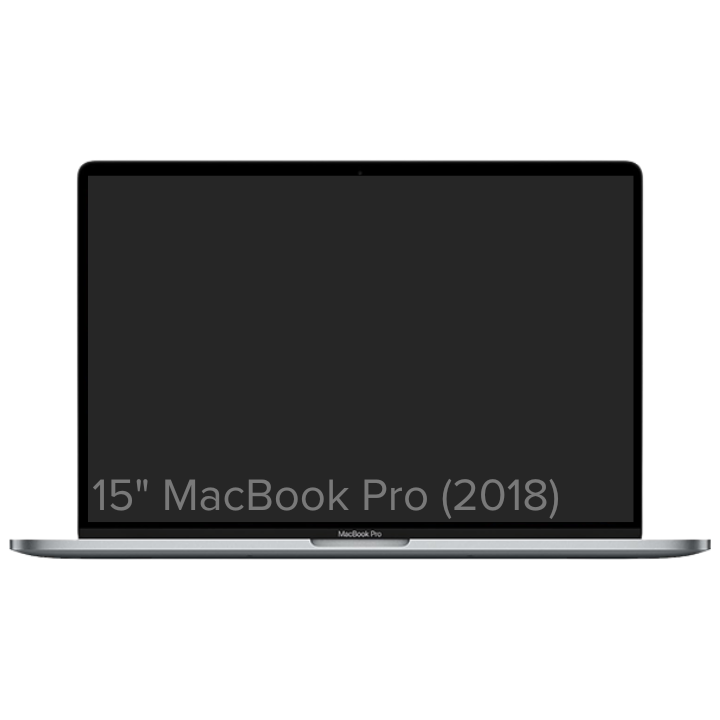 15" MacBook Pro (2018) – Intel i7 · 16GB Memory · 256GB Storage · Space Gray