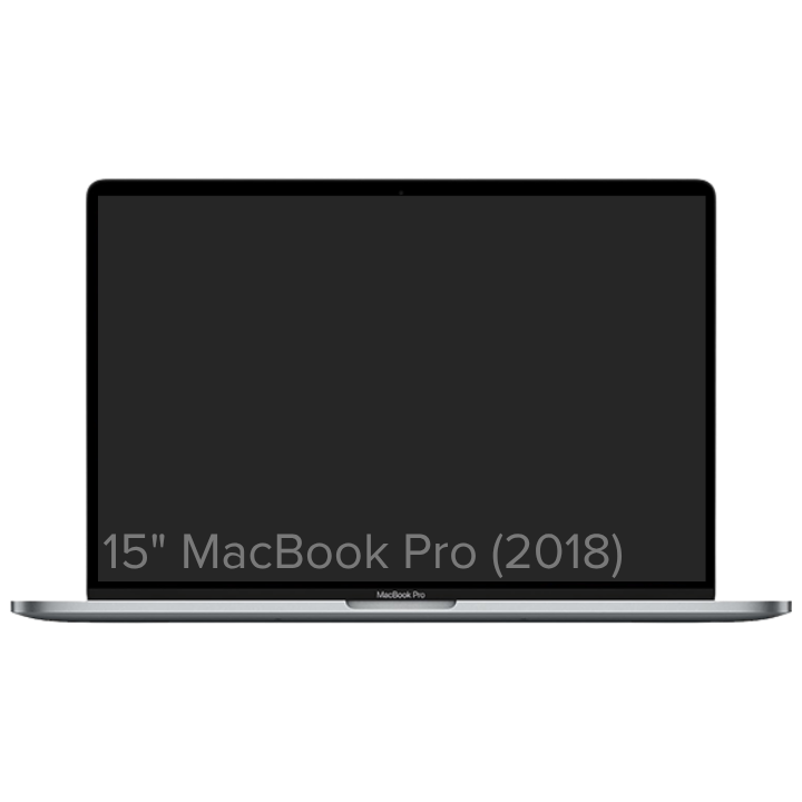 15" MacBook Pro (2018) – Intel i7 · 16GB Memory · 256GB Storage · Space Gray