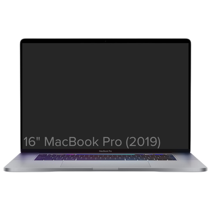 16" MacBook Pro (2019) – Intel i7 · 16GB Memory · 512GB Storage · Space Gray