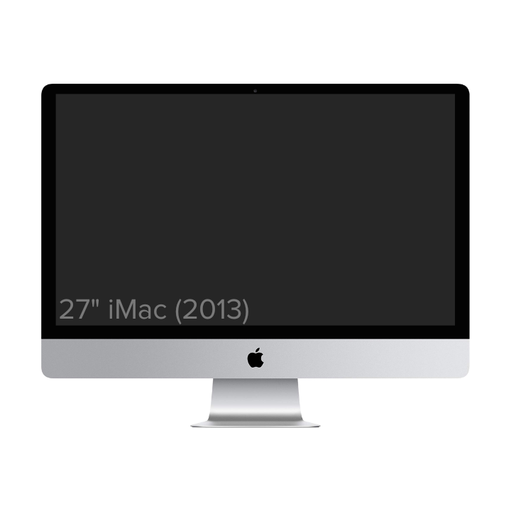 27" iMac (2013) – Intel i5 · 8GB Memory · 1TB Storage · Silver