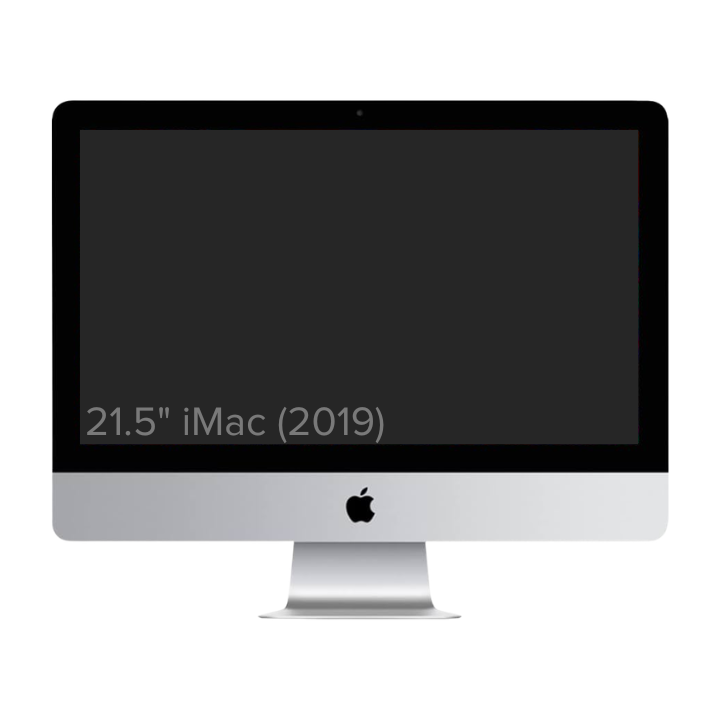 21.5" iMac (2019) – Intel i3 · 20GB Memory · 256GB Storage · Silver