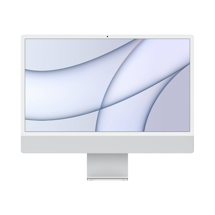 24" iMac (2021) – M1 · 8GB Memory · 256GB Storage · Silver
